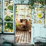 Garden Bed And Breakfast - opened door of house