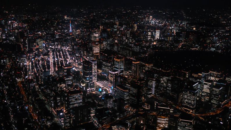 Tokyo Cityscape - a city at night