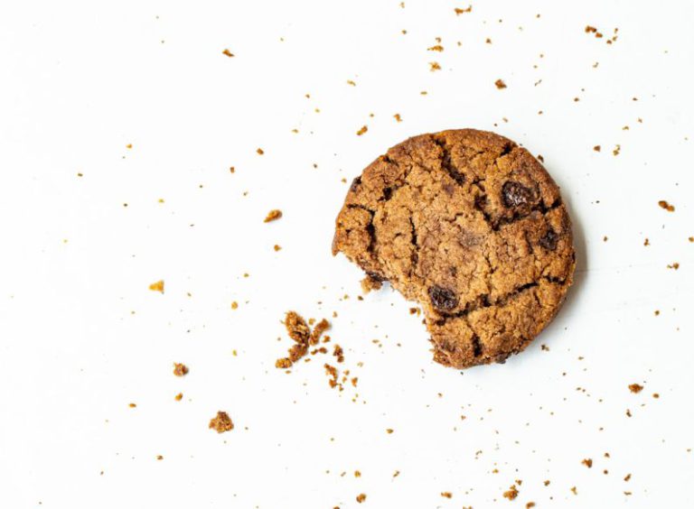 Cookies - brown round cookie on white surface