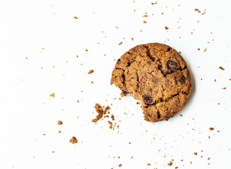 Cookies - brown round cookie on white surface