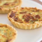 Quiche - plate of dessert