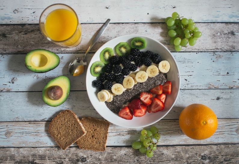 Opening Bed And Breakfast - fruit lot on ceramic plate